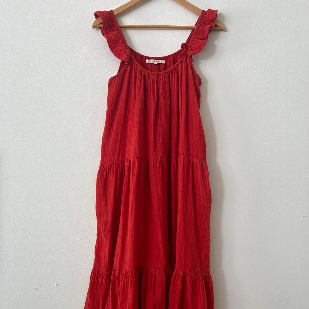 XiRENA; Flirty, bold summer dress; XS; Chrimson